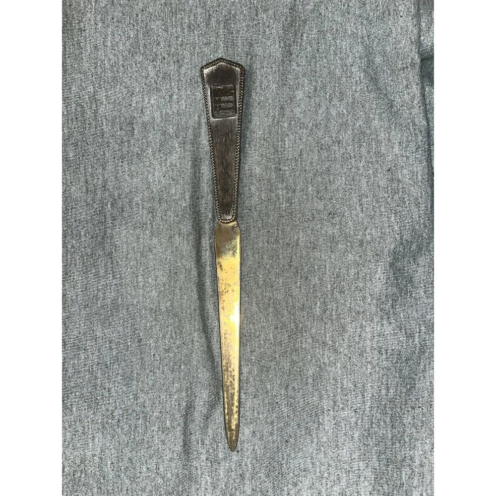Vintage Rare Otis Material Handling Co Mail Letter Opener Steel Hoover Alabama
